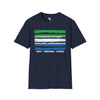 Sierra Leone strip unisex softstyle tee