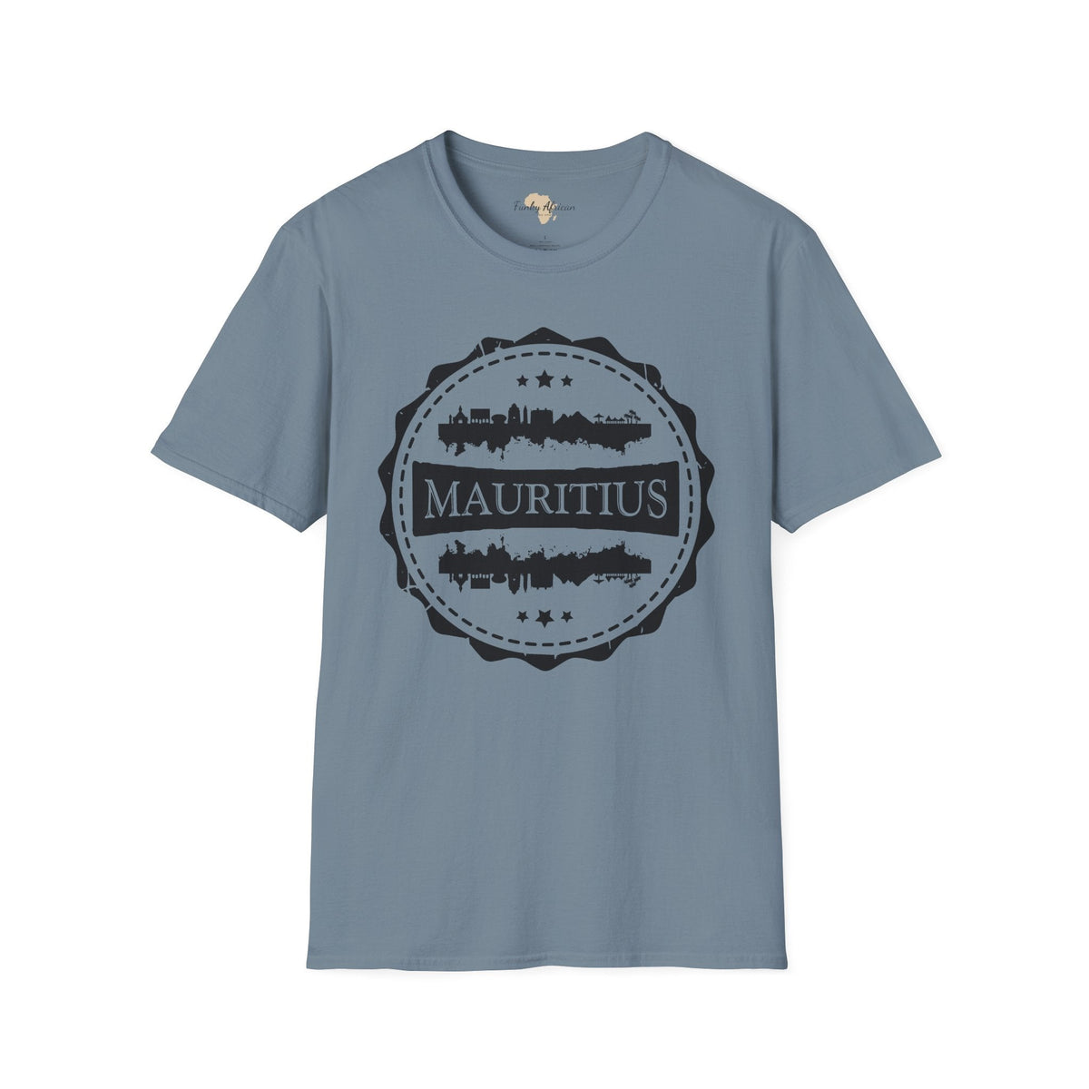 Mauritius Stamp unisex tee Funky African