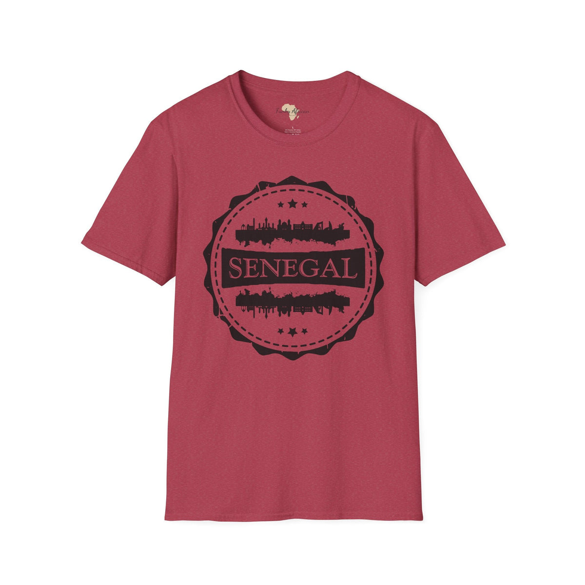 Senegal Stamp unisex tee Funky African