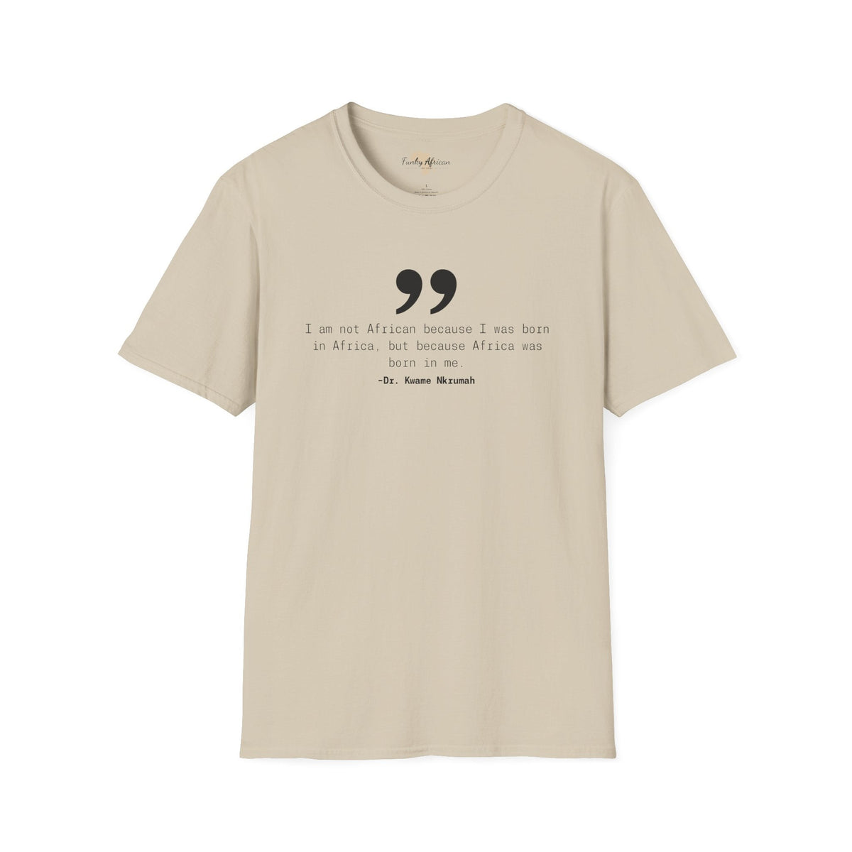 Africa in me unisex softstyle tee Funky African