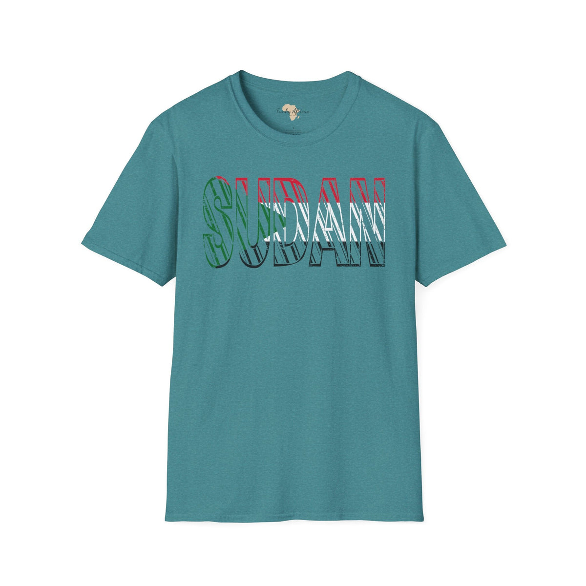Sudan text unisex softstyle tee Funky African