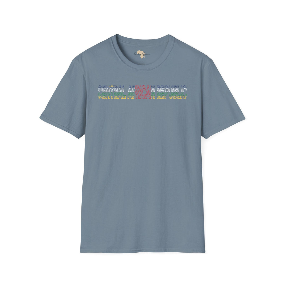 Central African Republic unisex softstyle tee Funky African