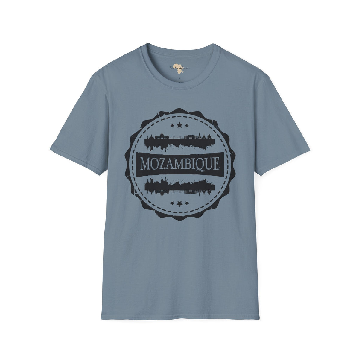 Mozambique Stamp unisex tee Funky African