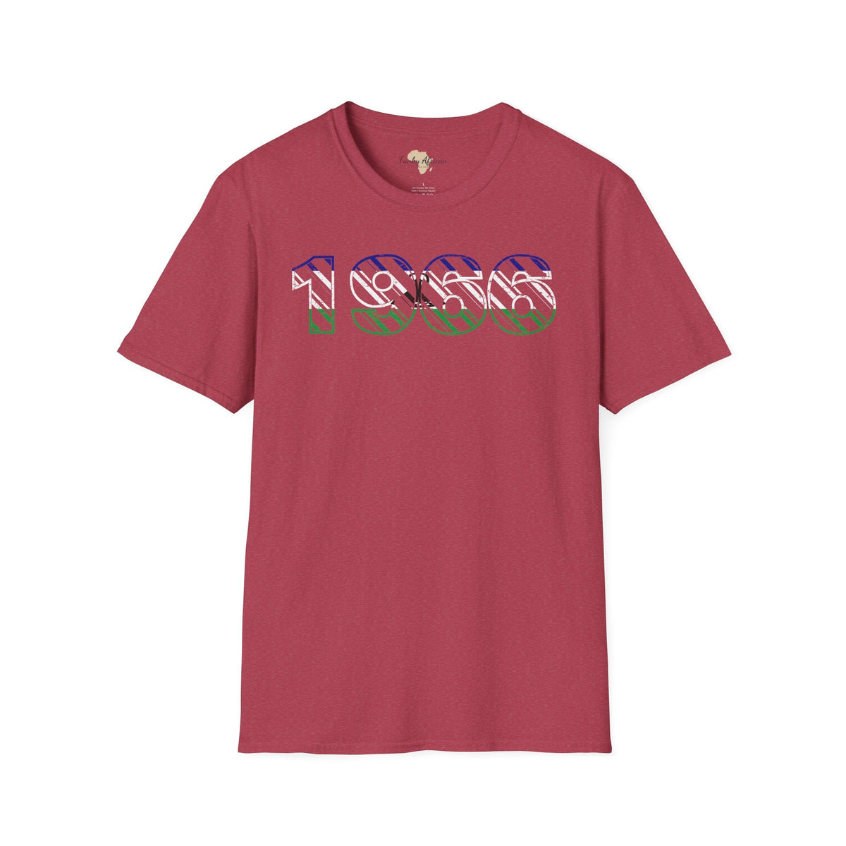 Lesotho year unisex softstyle tee Funky African