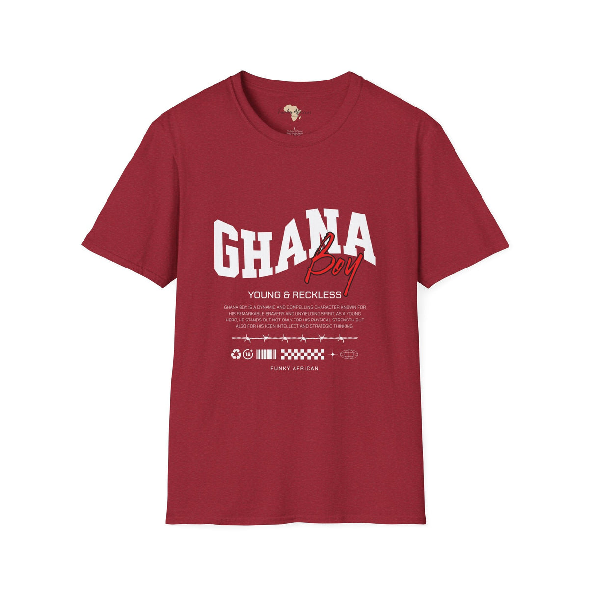 Ghana boy unisex softstyle tee Funky African