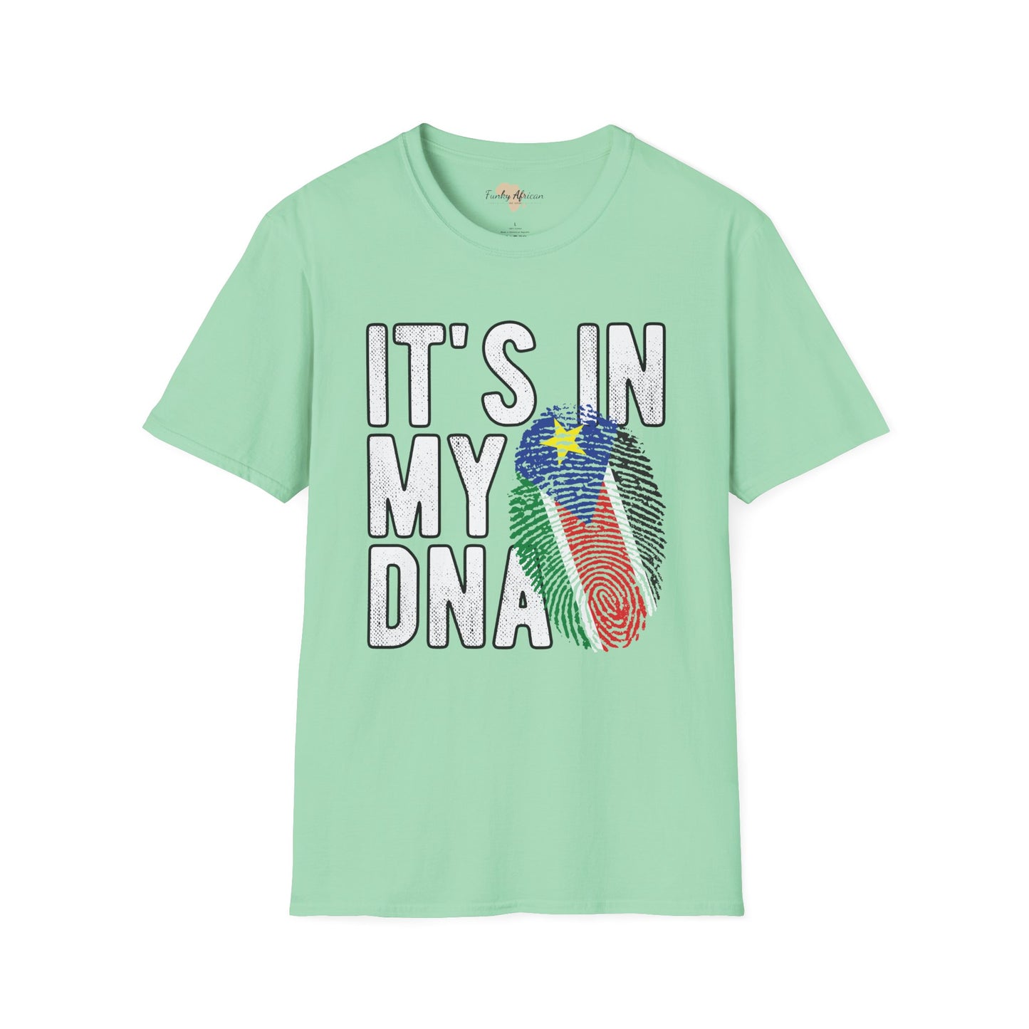 it's in my DNA unisex tee - South Sudan