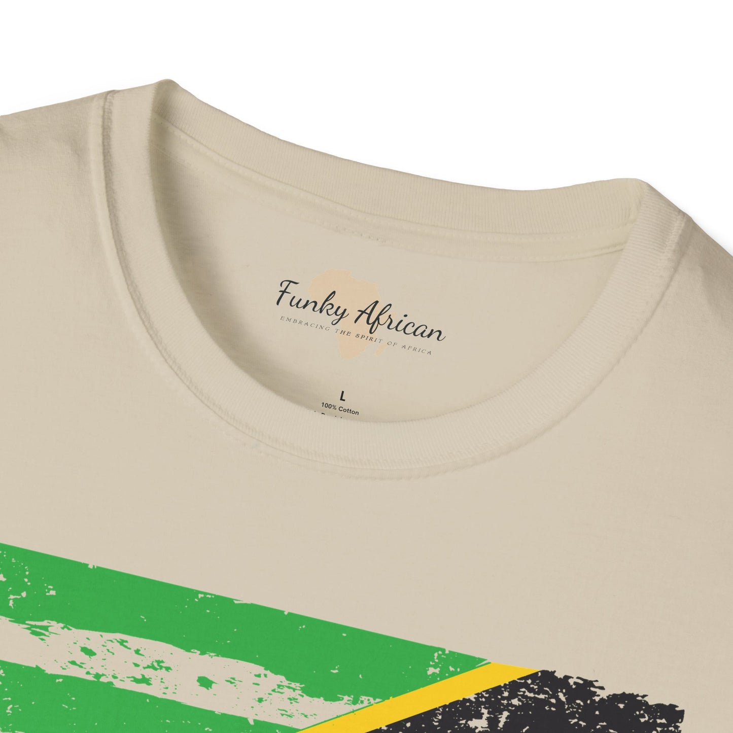 Tanzania strip unisex softstyle tee
