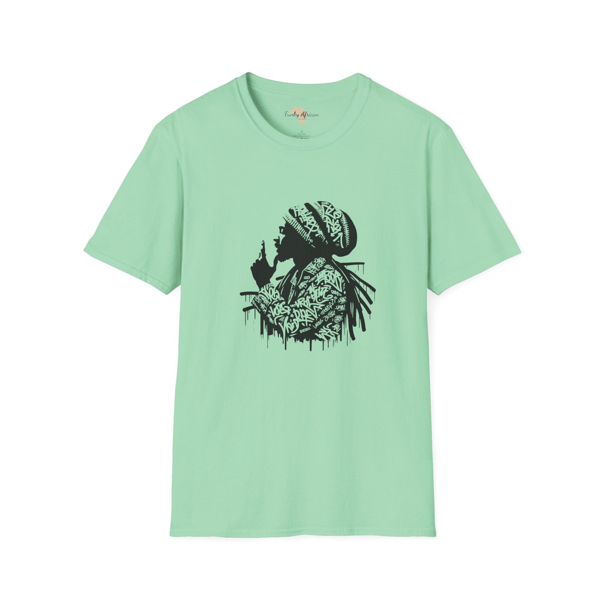 Natty graffiti unisex softstyle tee Funky African