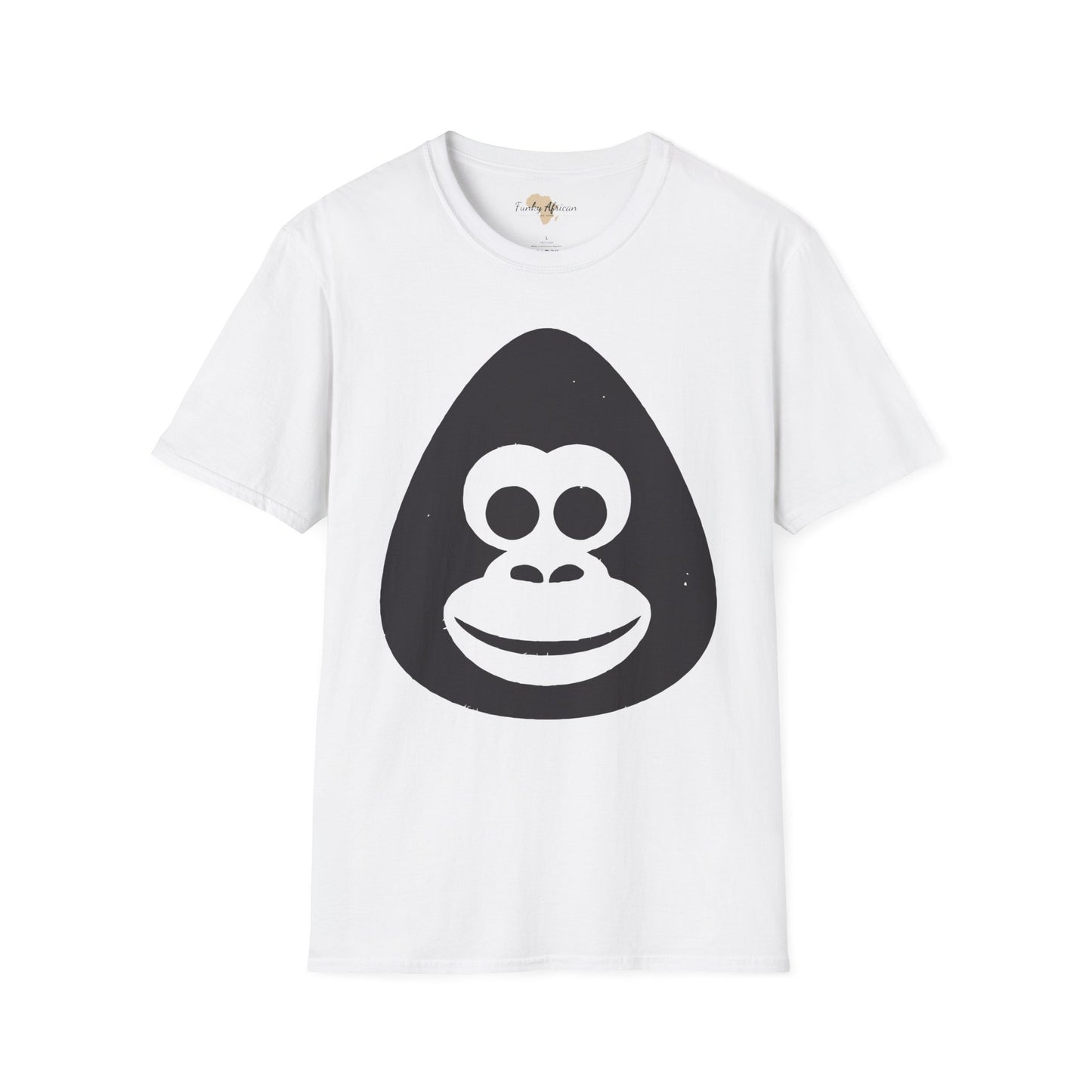 monkey graffiti unisex softstyle tee