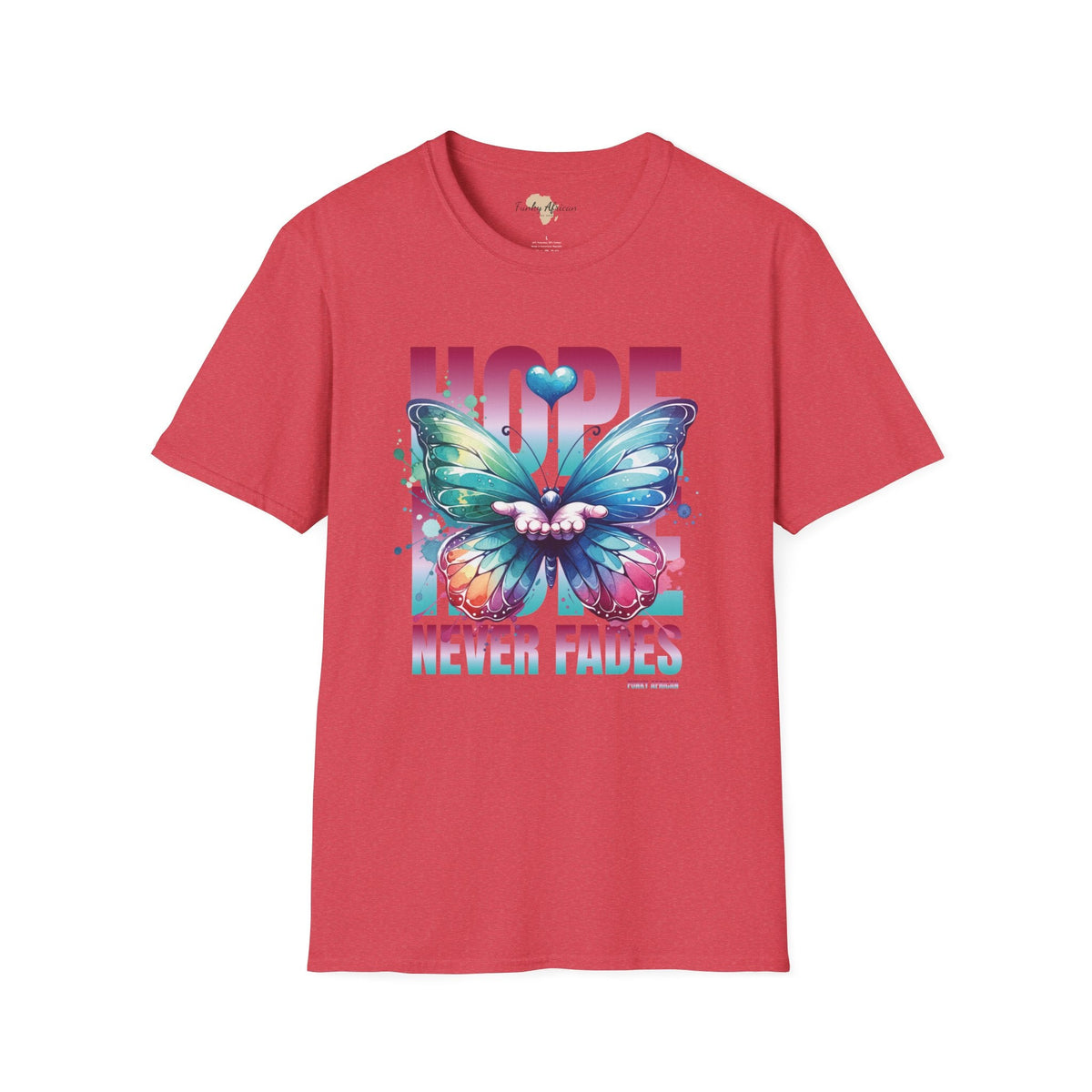 Hope never fails unisex softstyle tee Funky African