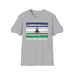 Lesotho strip unisex softstyle tee