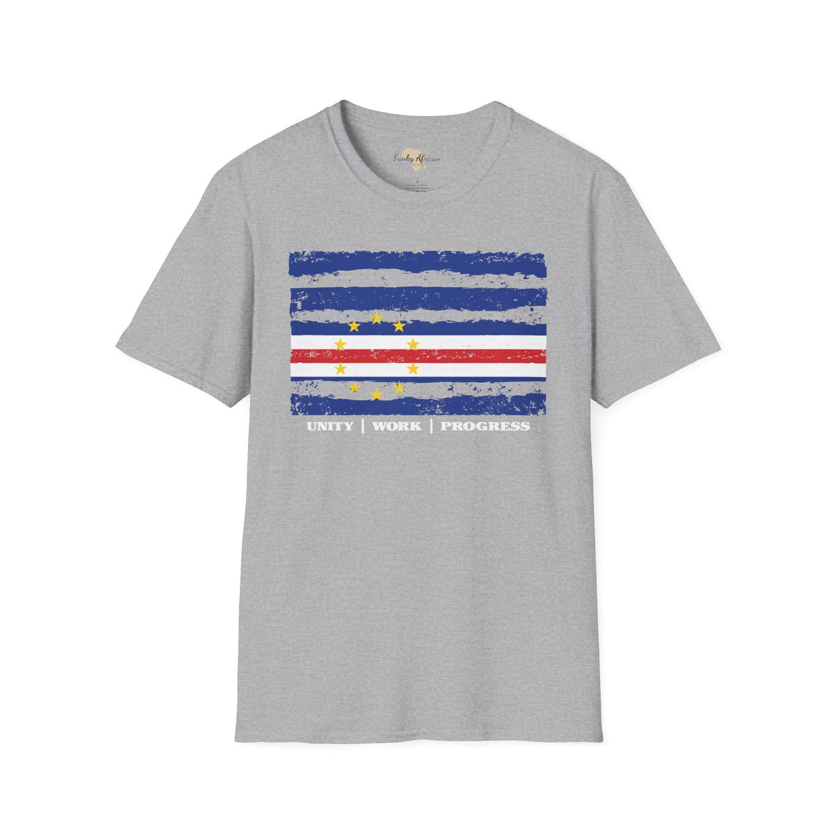 Cabo Verde strip unisex softstyle tee Funky African