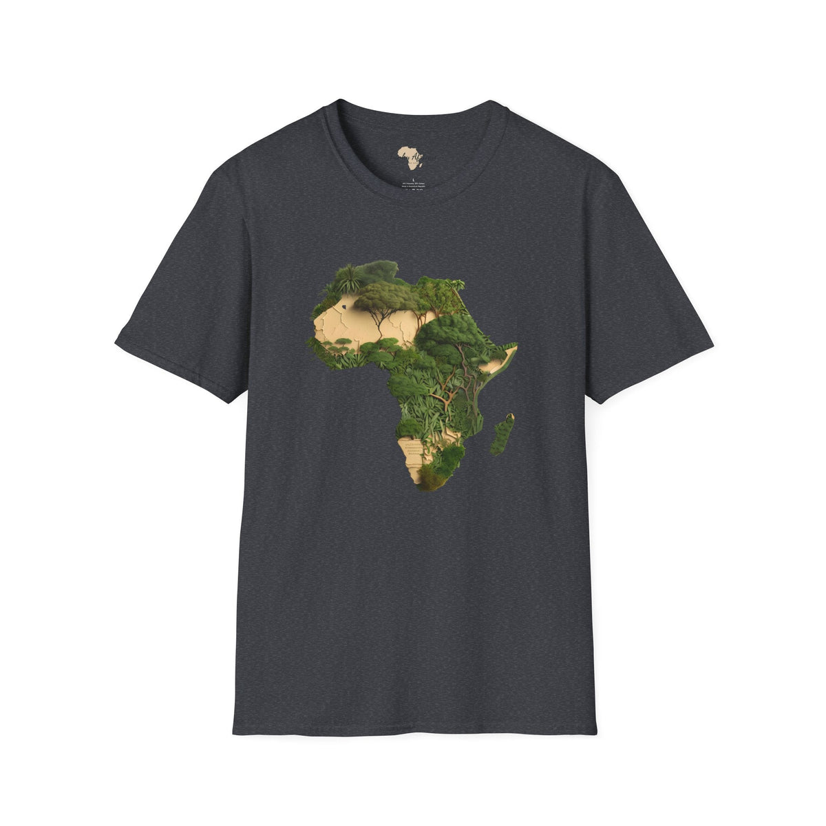 African forest unisex softstyle tee Funky African