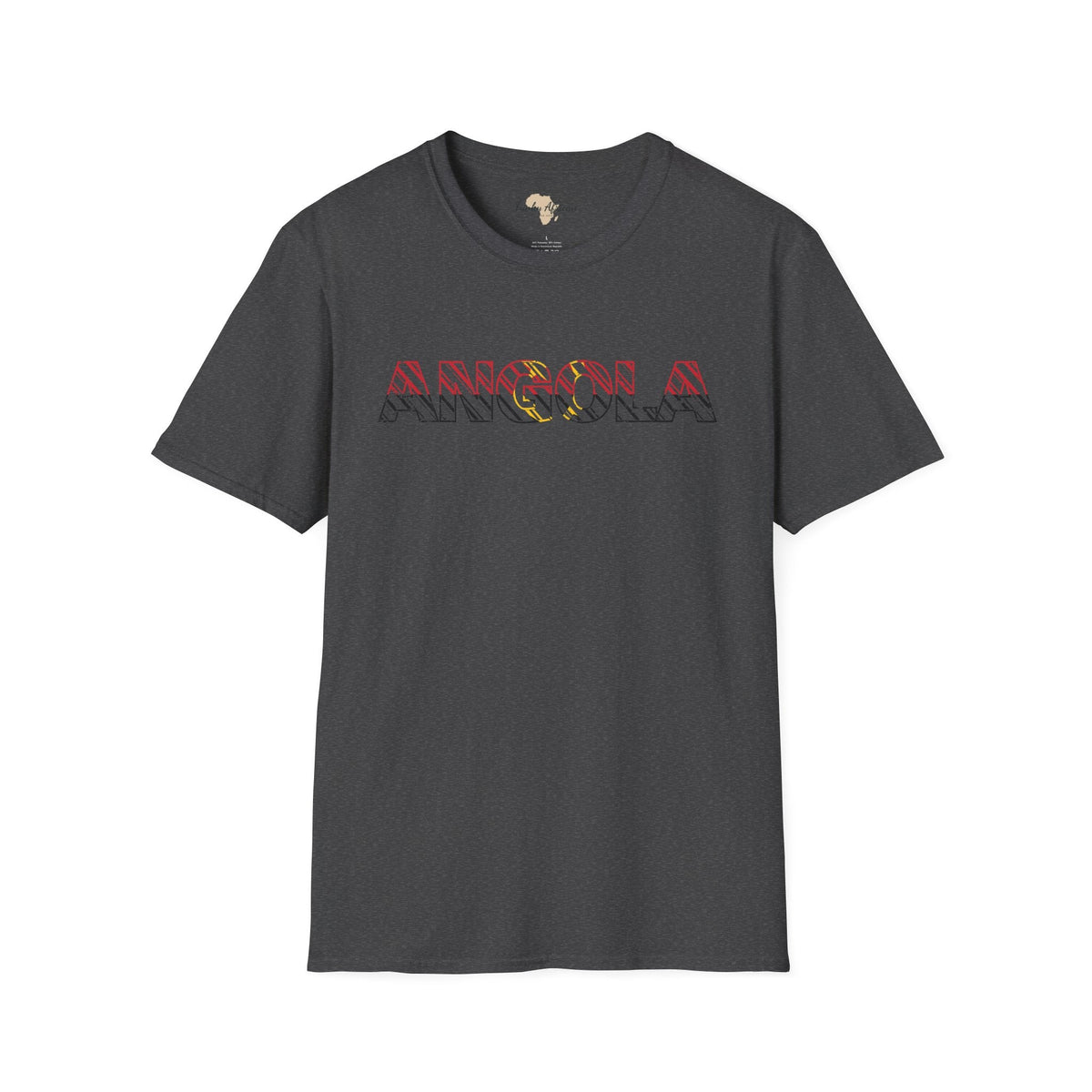 Angola text unisex softstyle tee Funky African