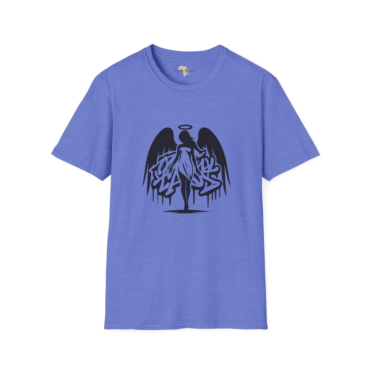 Angel graffiti unisex softstyle tee Funky African