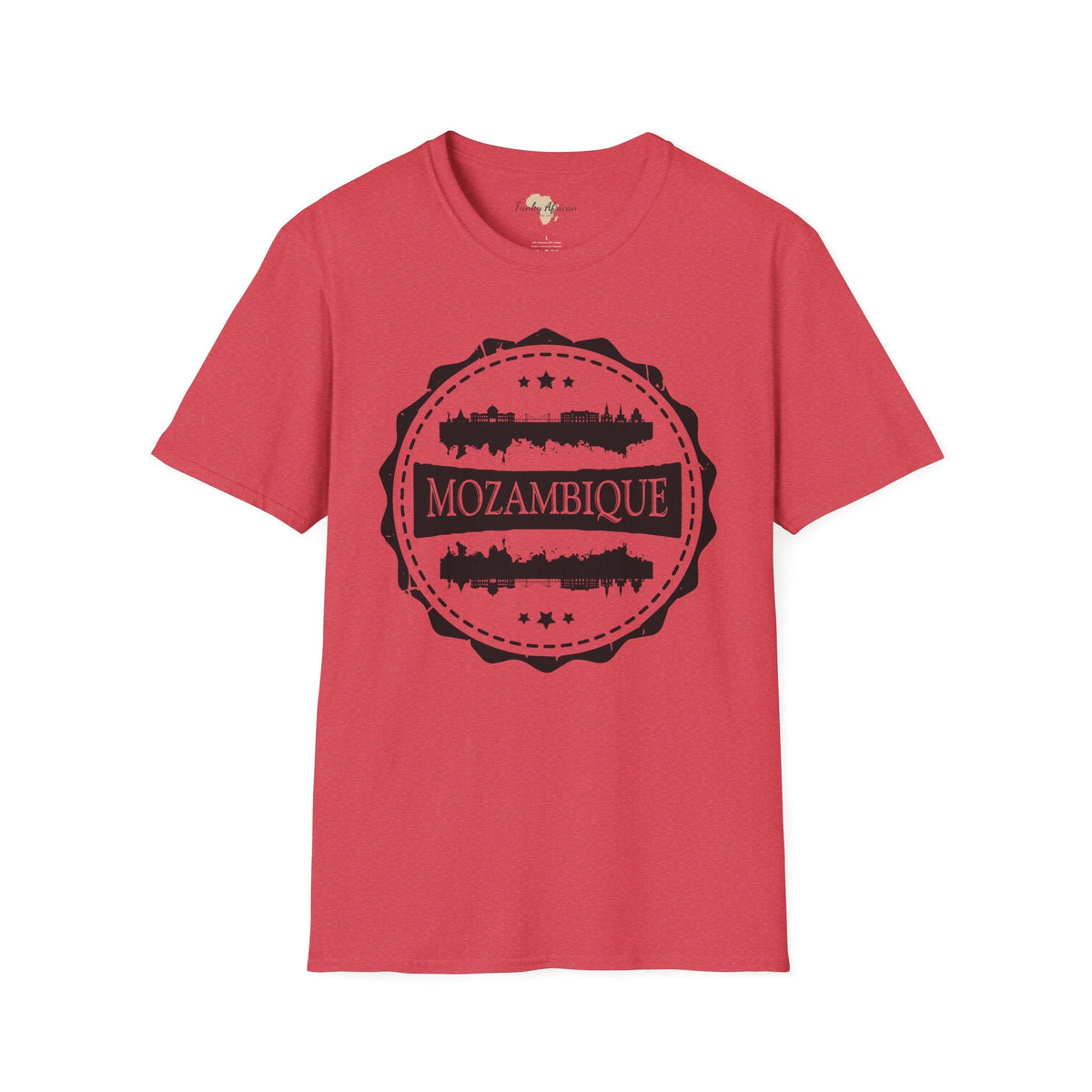 Mozambique Stamp unisex tee Funky African
