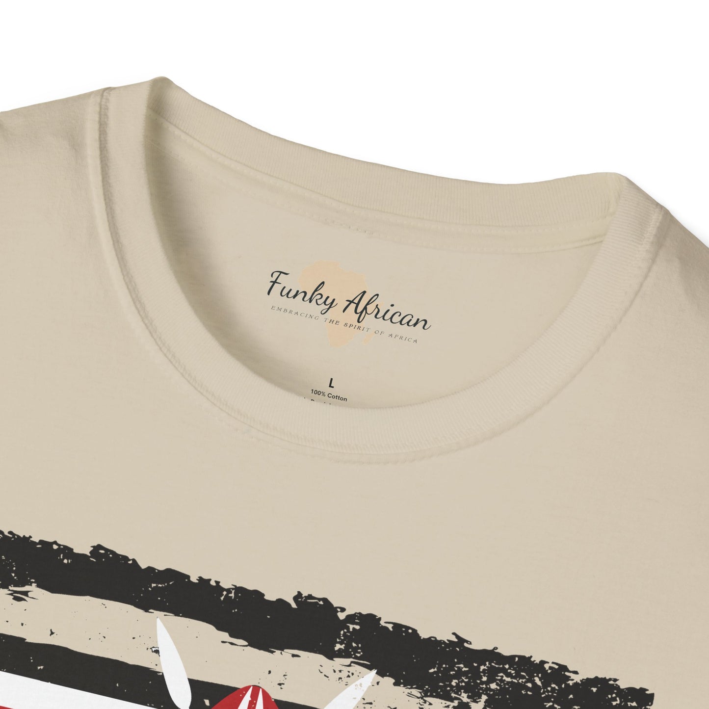 Kenya strip unisex softstyle tee