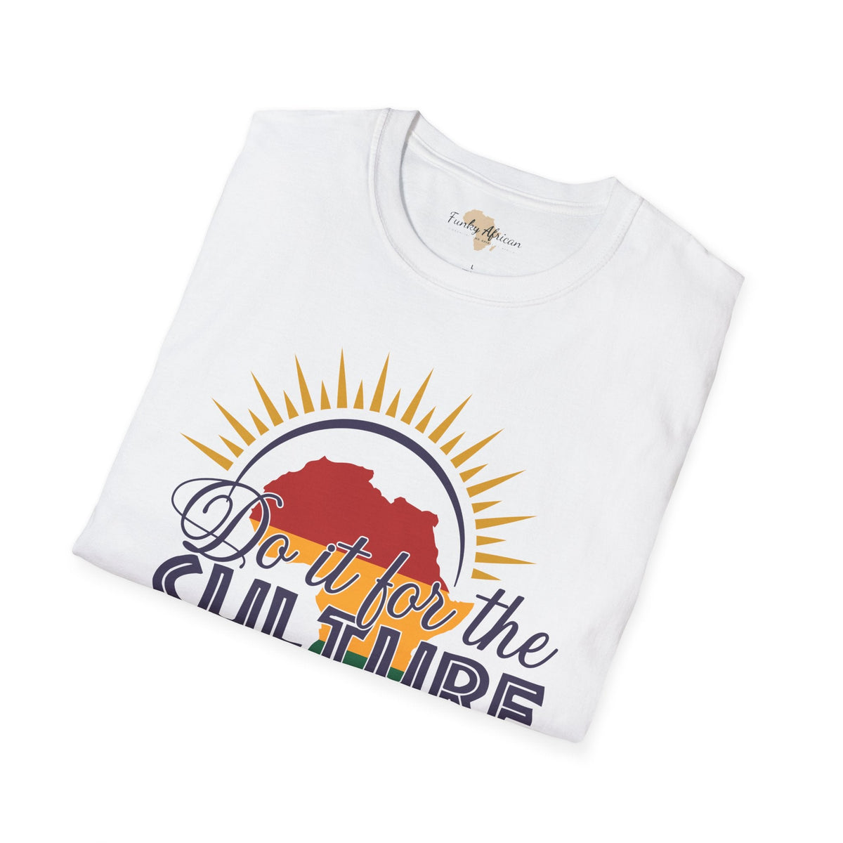 For the culture unisex softstyle tee Funky African