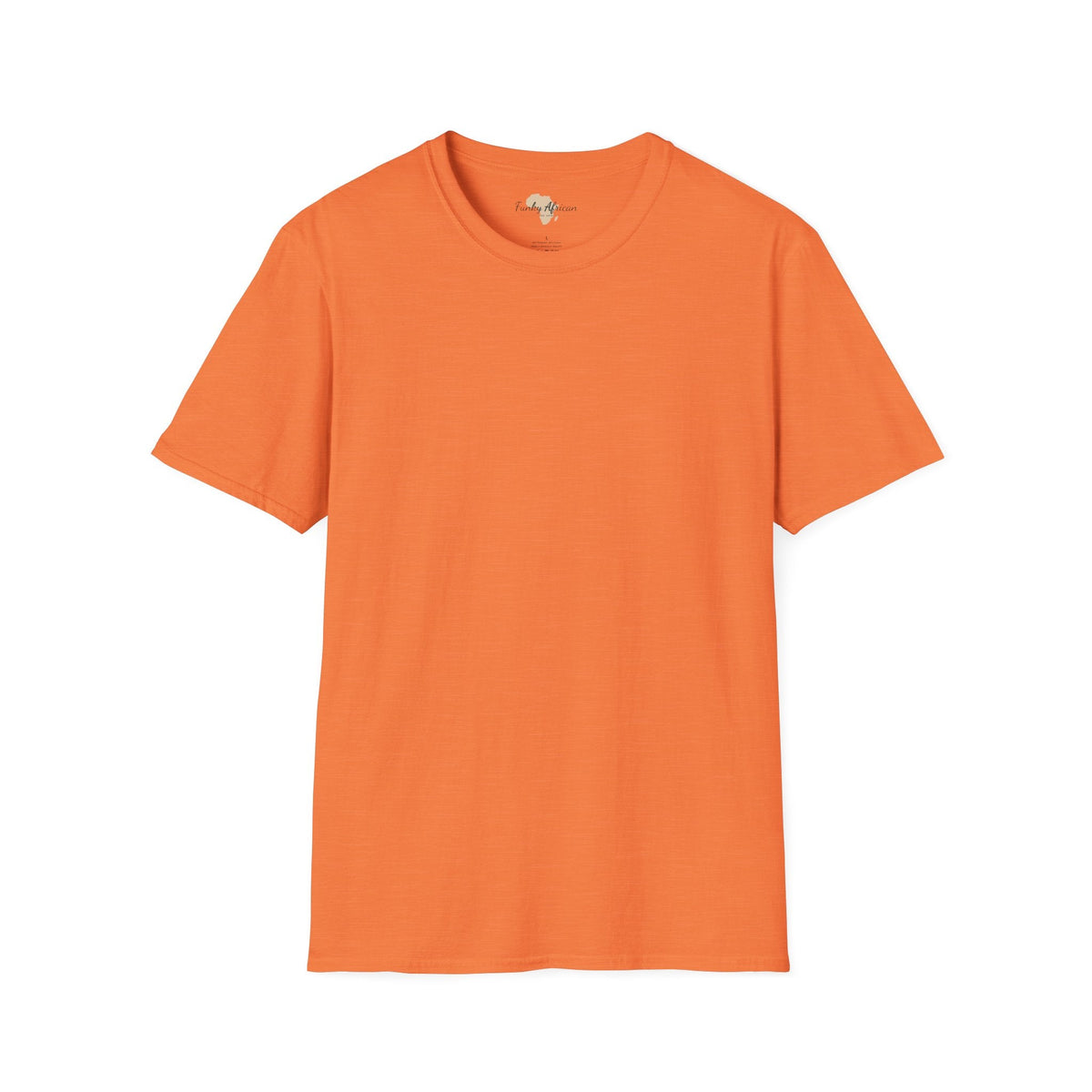 Blank unisex softstyle tee Funky African