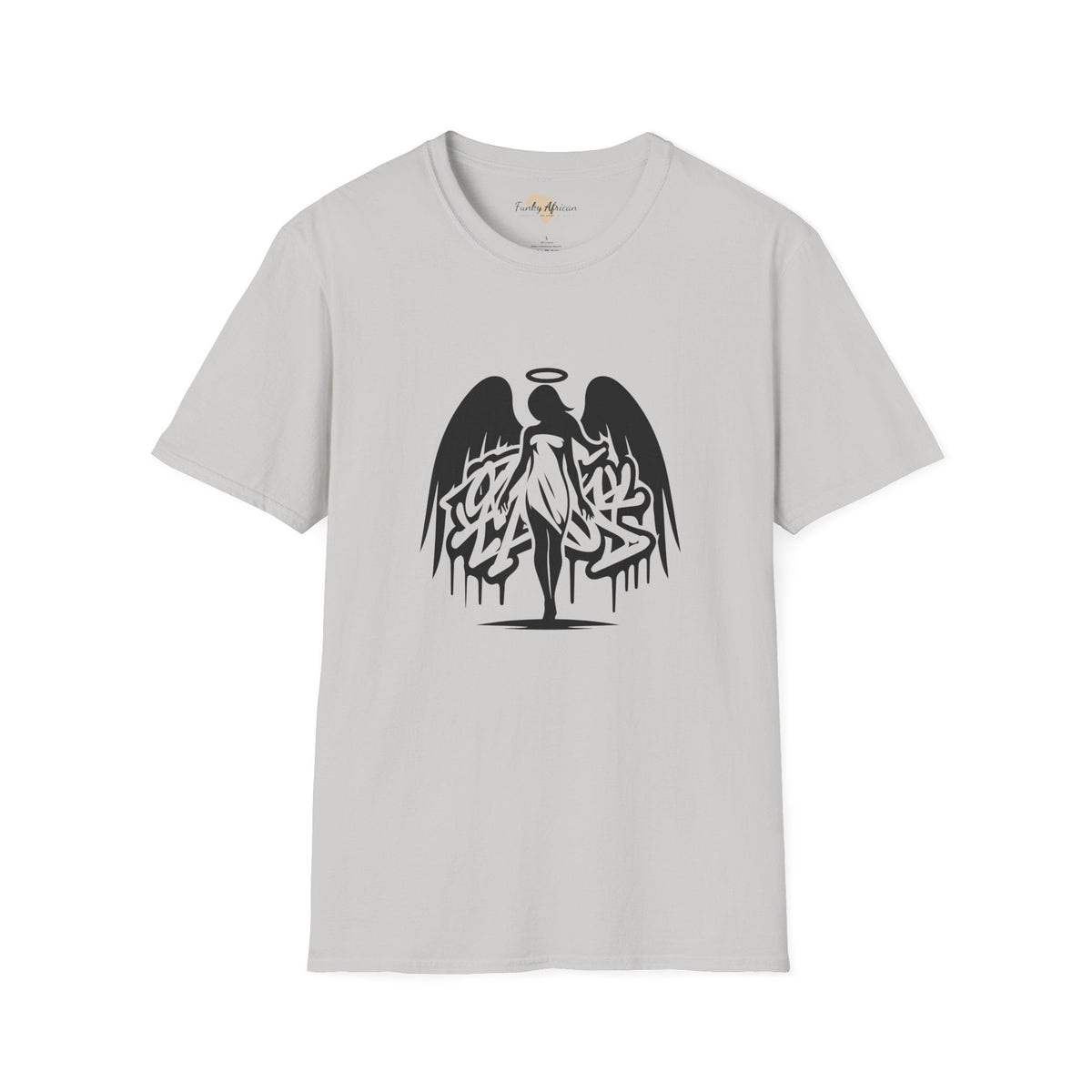 Angel graffiti unisex softstyle tee Funky African