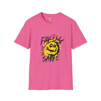 Fake smile unisex tee