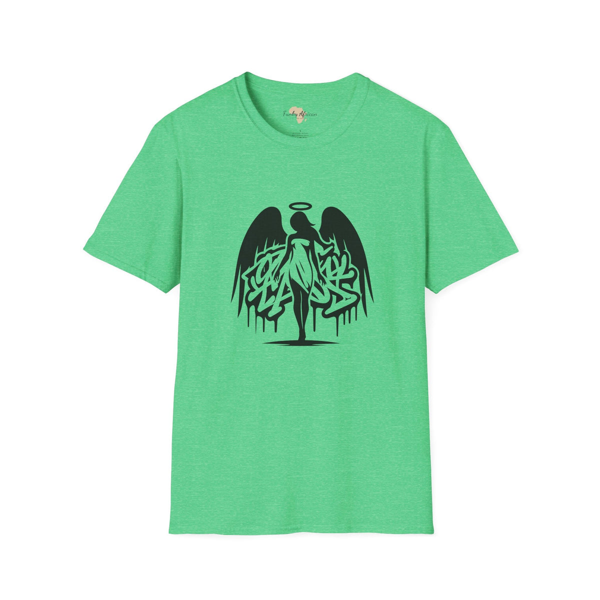 Angel graffiti unisex softstyle tee Funky African