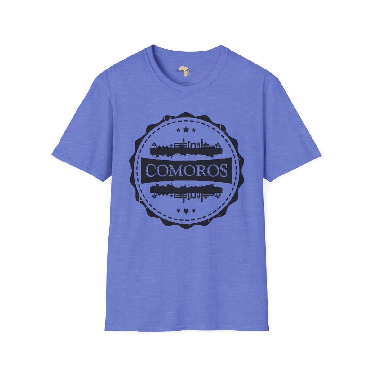 Comoros Stamp unisex tee Funky African