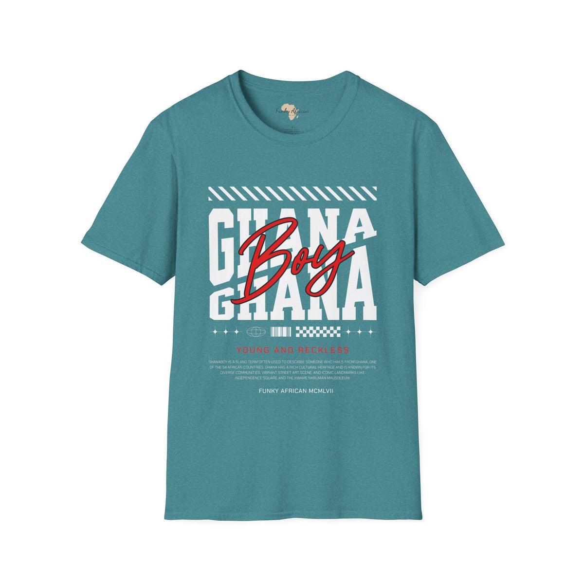 Ghana boy unisex softstyle tee Funky African