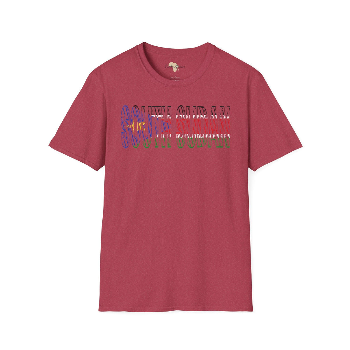 South Sudan text unisex softstyle tee Funky African