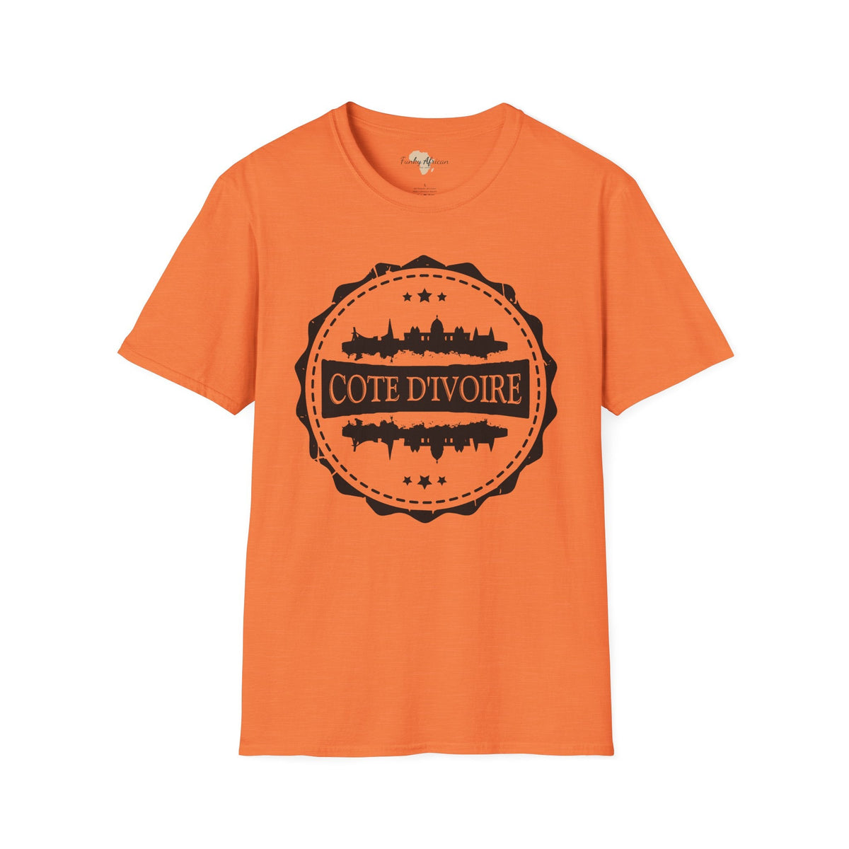 Côte d'Ivoire Stamp unisex tee Funky African