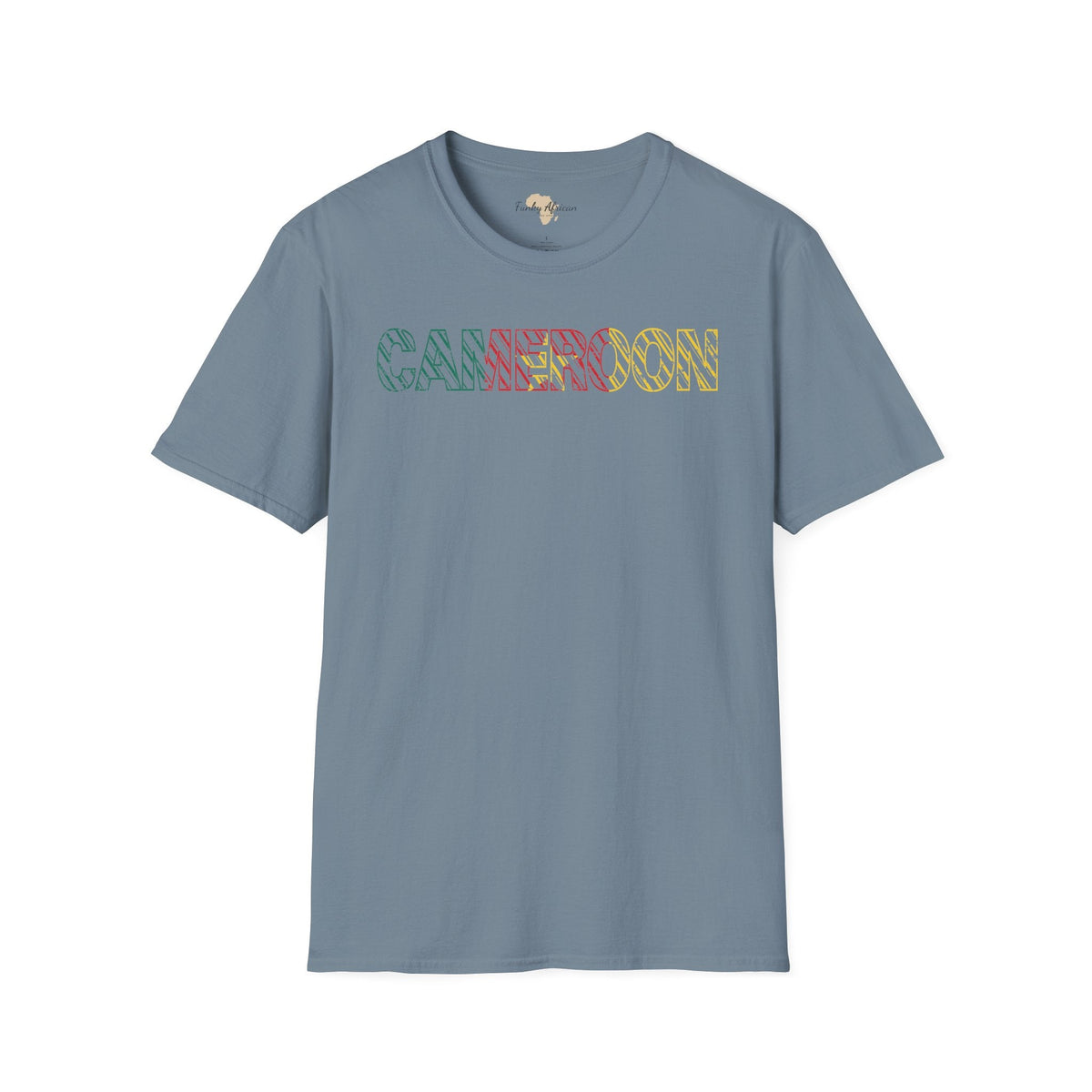 Cameroon text unisex softstyle tee Funky African