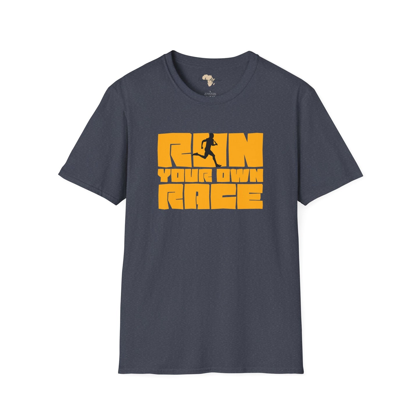 Run your own race unisex softstyle tee