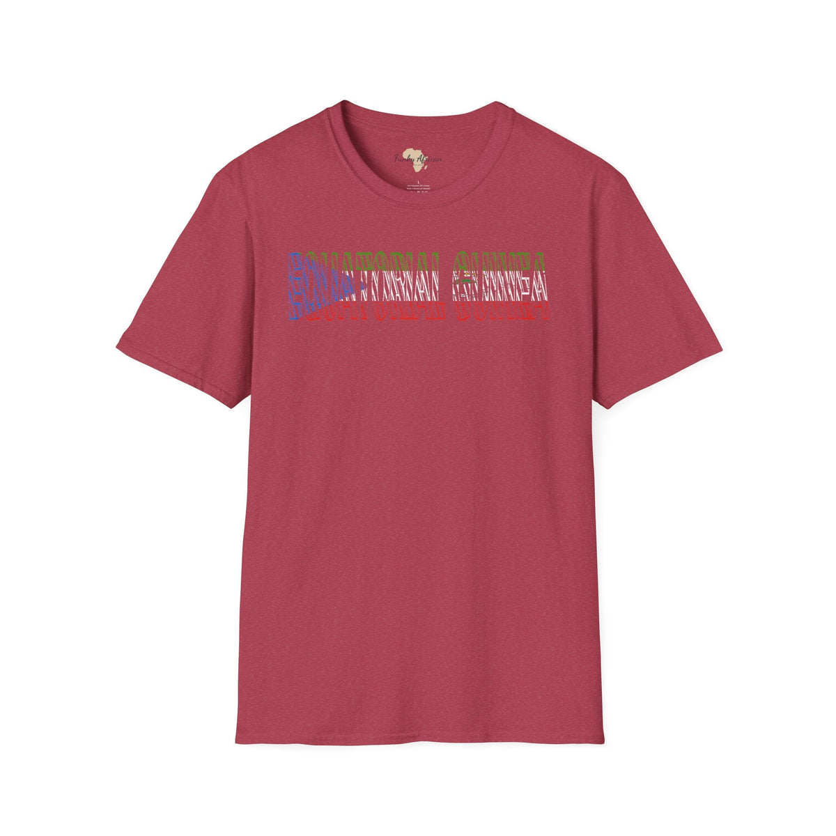 Equatorial Guinea text unisex softstyle tee Funky African