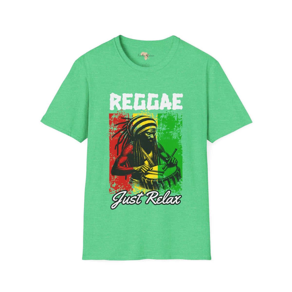 Reggae just relax unisex tee Funky African