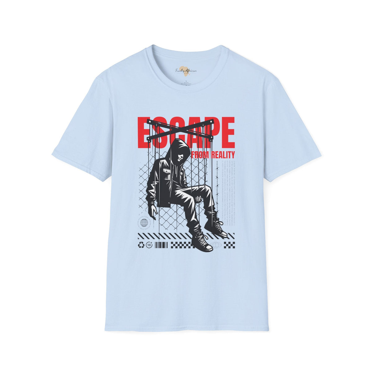 Escape from reality unisex softstyle tee Funky African