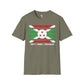 Burundi strip unisex softstyle tee