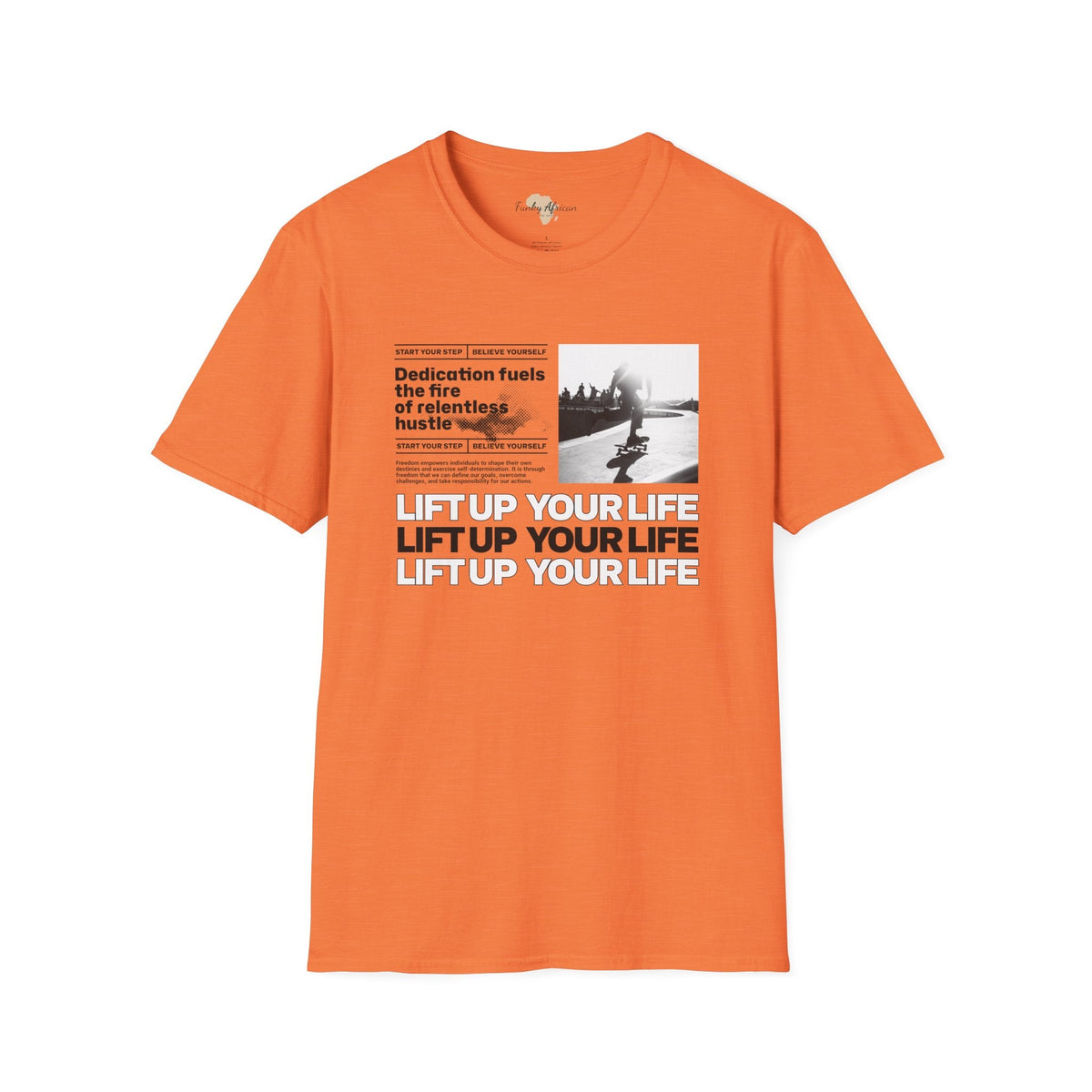 Lift up your life unisex tee Funky African
