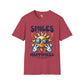 Smiles and happiness unisex softstyle tee