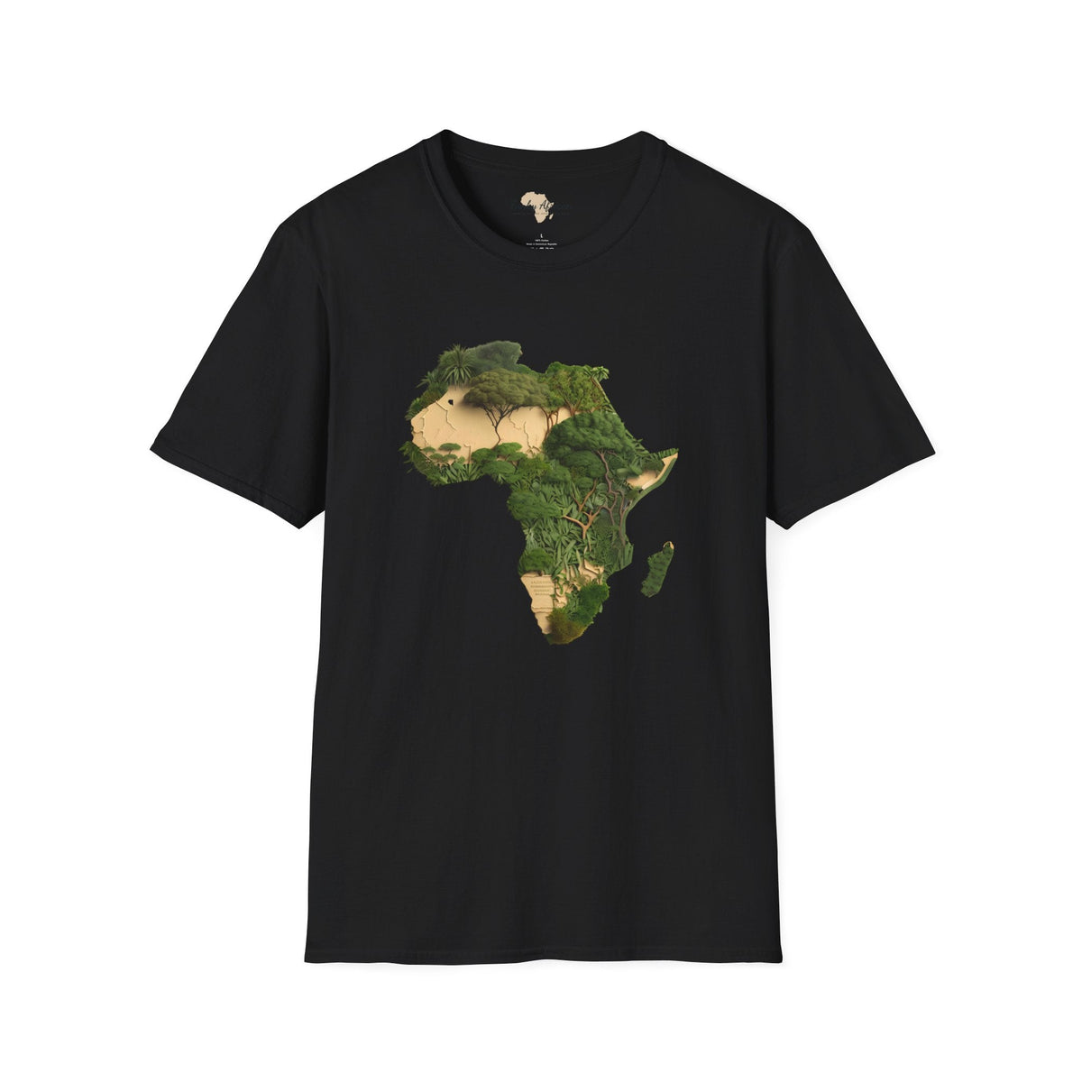 African forest unisex softstyle tee Funky African