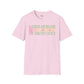São Tomé and Príncipe text unisex softstyle tee