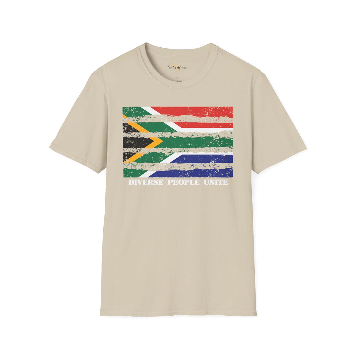 South Africa strip unisex softstyle tee Funky African