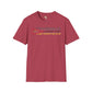 Mozambique text unisex softstyle tee