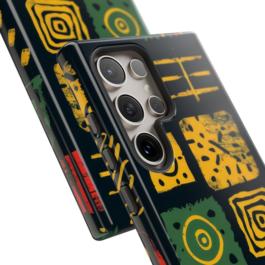 African Print Samsung Galaxy Tough Case Funky African