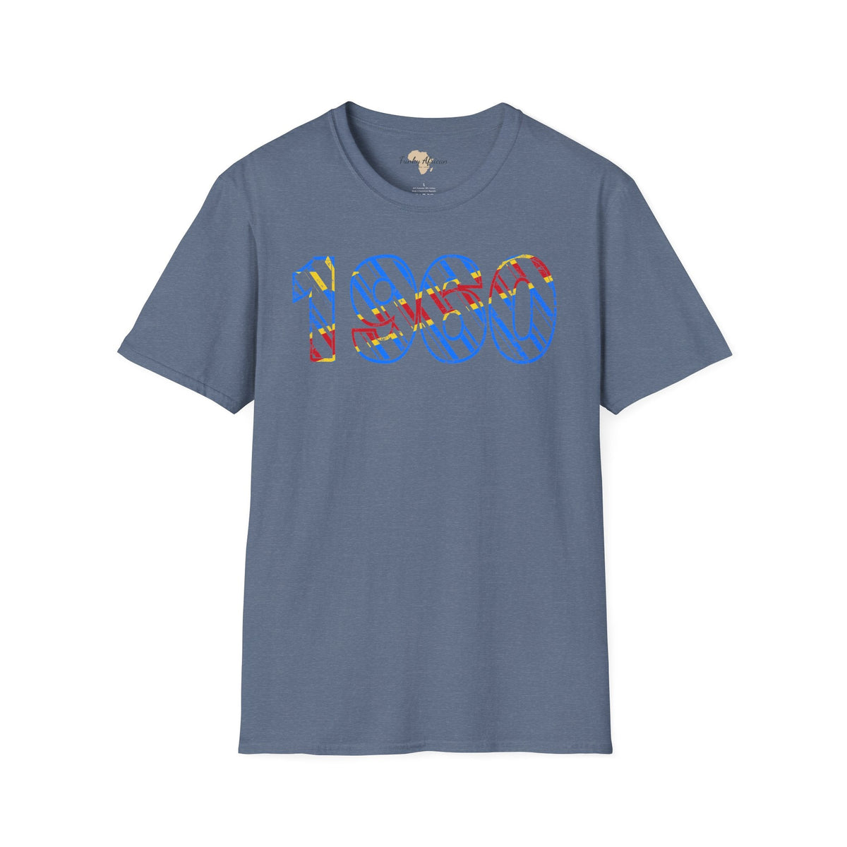 DR Congo year unisex softstyle tee Funky African