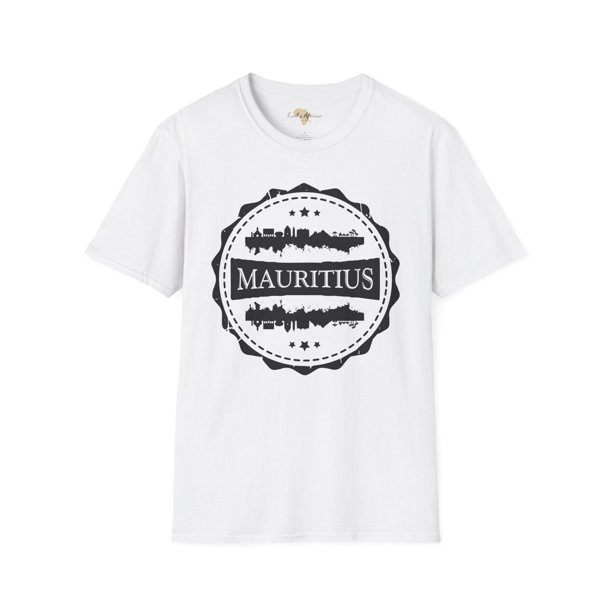 Mauritius Stamp unisex tee Funky African