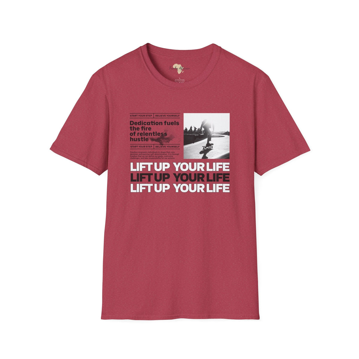 Lift up your life unisex tee Funky African