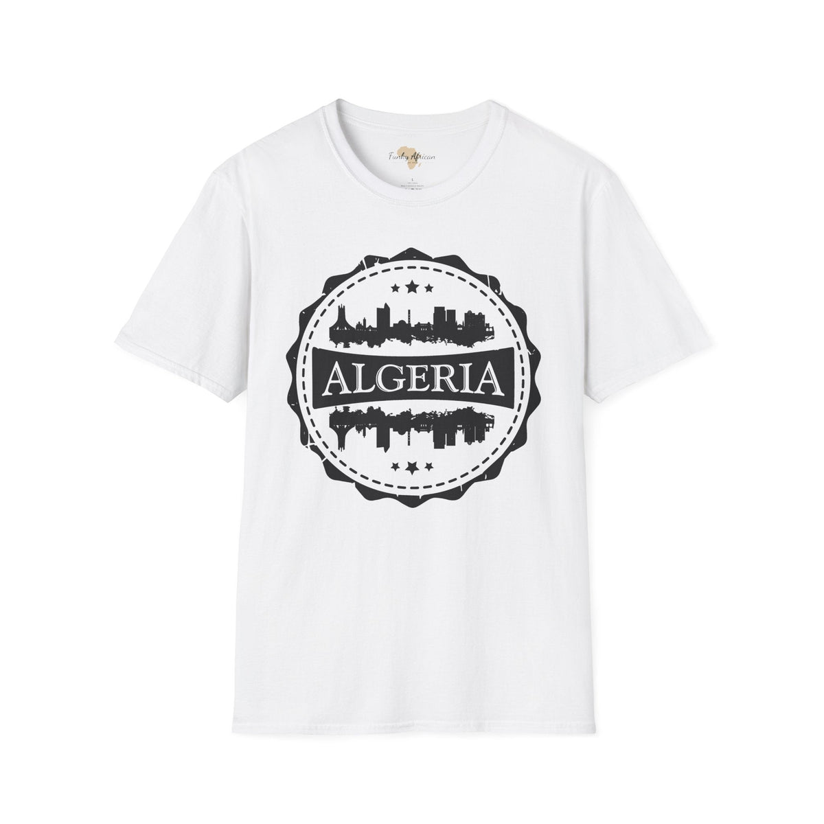 Algeria Stamp unisex tee Funky African