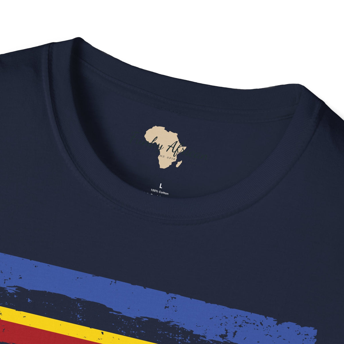 Eswatini strip unisex softstyle tee Funky African