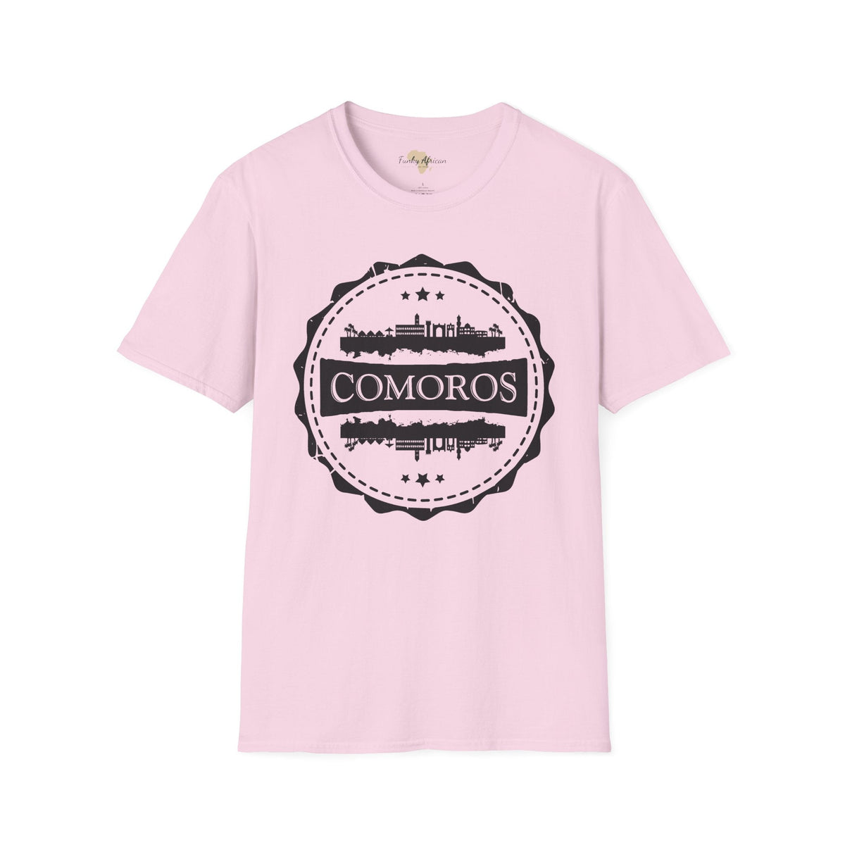 Comoros Stamp unisex tee Funky African