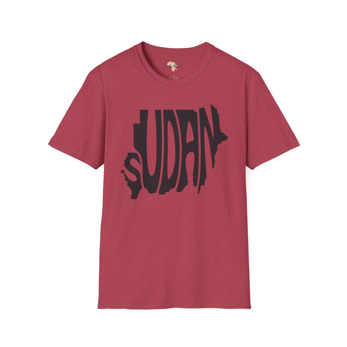 Sudan cut unisex softstyle tee Funky African